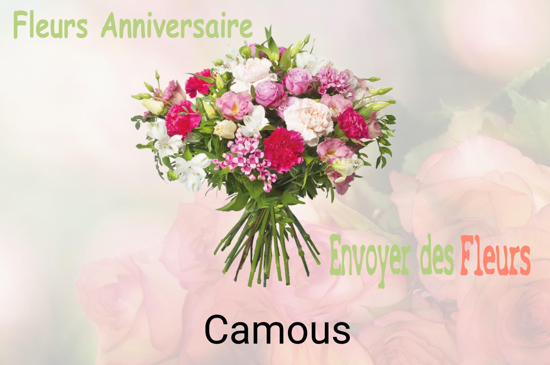 Bouquet de fleurs d’anniversaire livré à Camous
